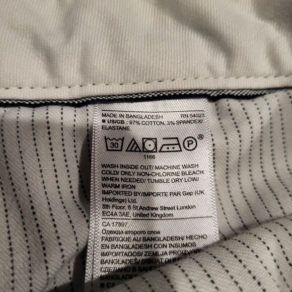 Banana Republic Aiden Short Classic Fit 9" Inseam Chino Shorts Men's Size 36 - Picture 8 of 8